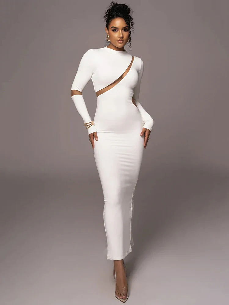 שמלת מקסי דגם נורה