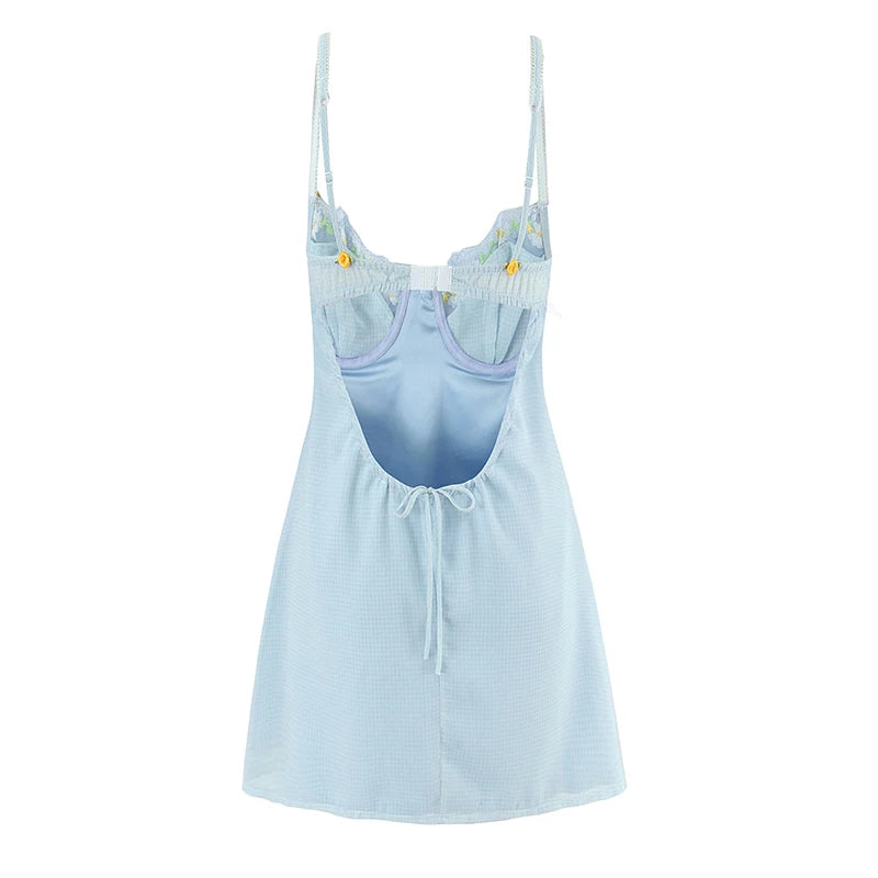 שמלת דגם תכלת